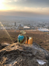 Brazalete sagrado corazón colibrí turquesa